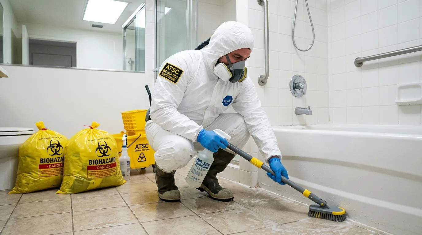 Decontamination equipment deployed for Blood Cleanup in Homer Glen